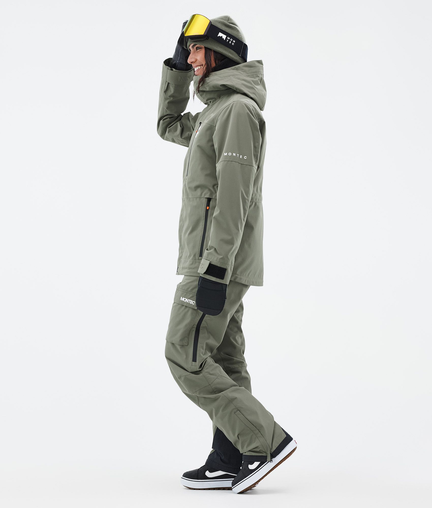 Montec Fawk W Snowboard Jacket Women Greenish | Montecwear.com