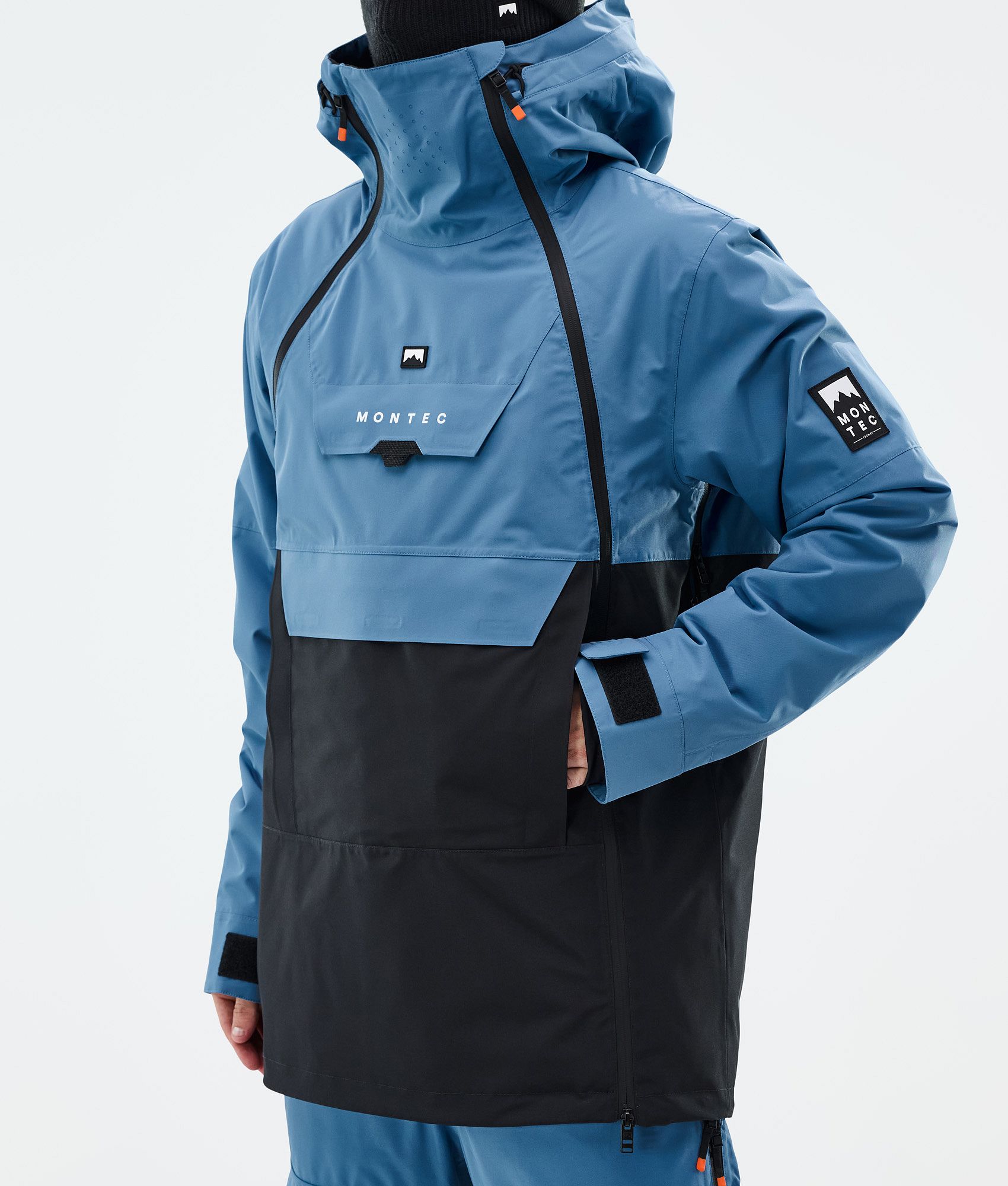 Montec Doom Ski Jacket Men Blue Steel/Black | Montecwear.com