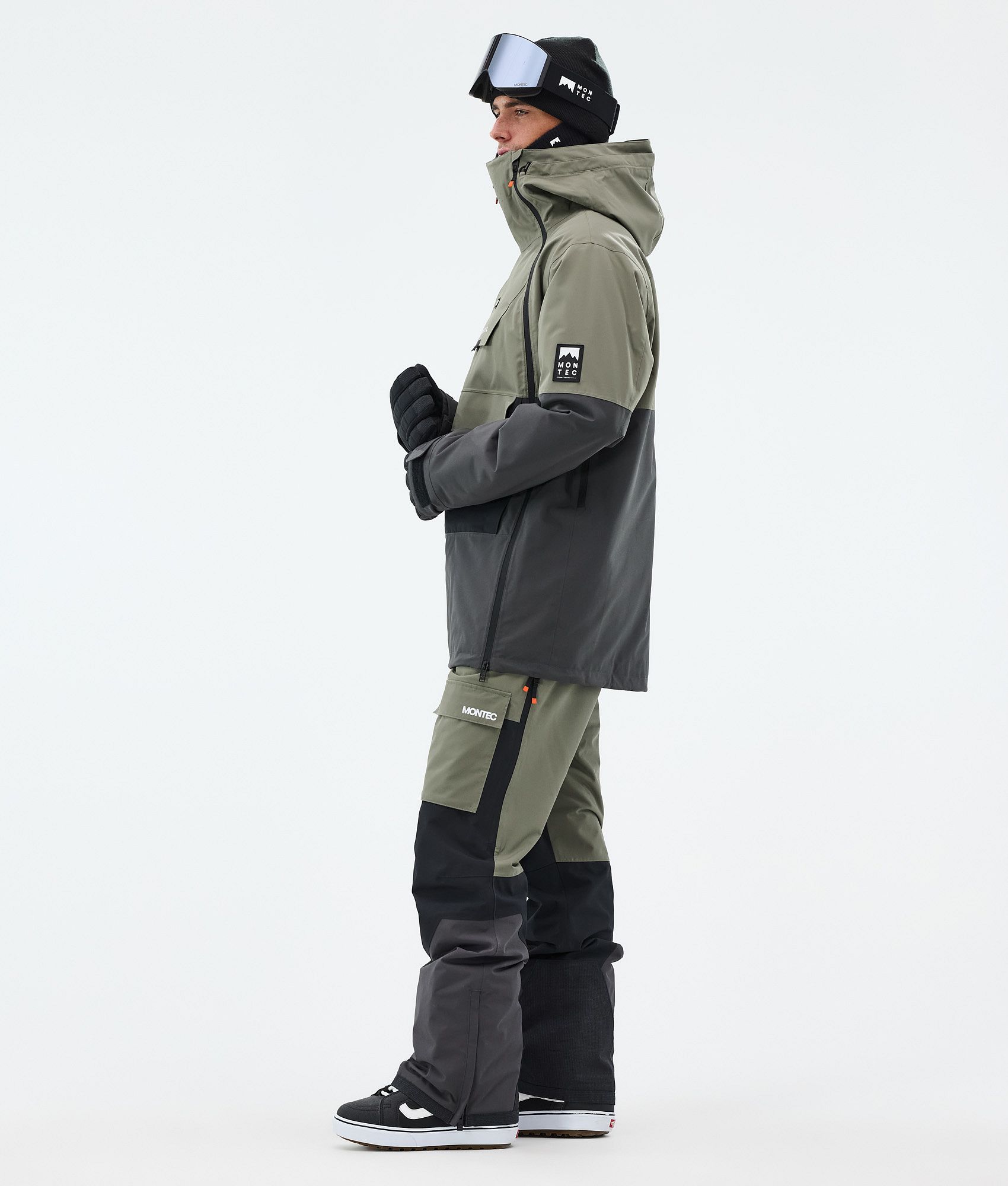 Montec Doom Snowboard Jacket Men Greenish/Black/Phantom