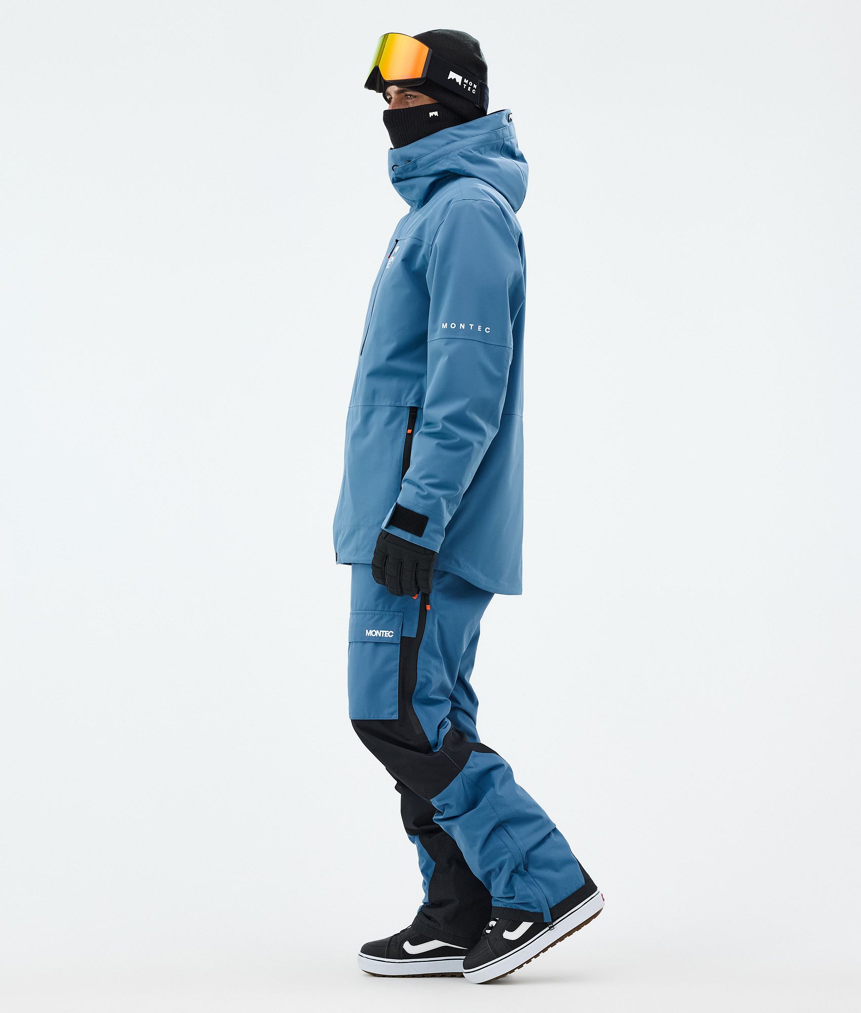 Montec Fawk Snowboard Jacket Men Blue Steel | Montecwear.com