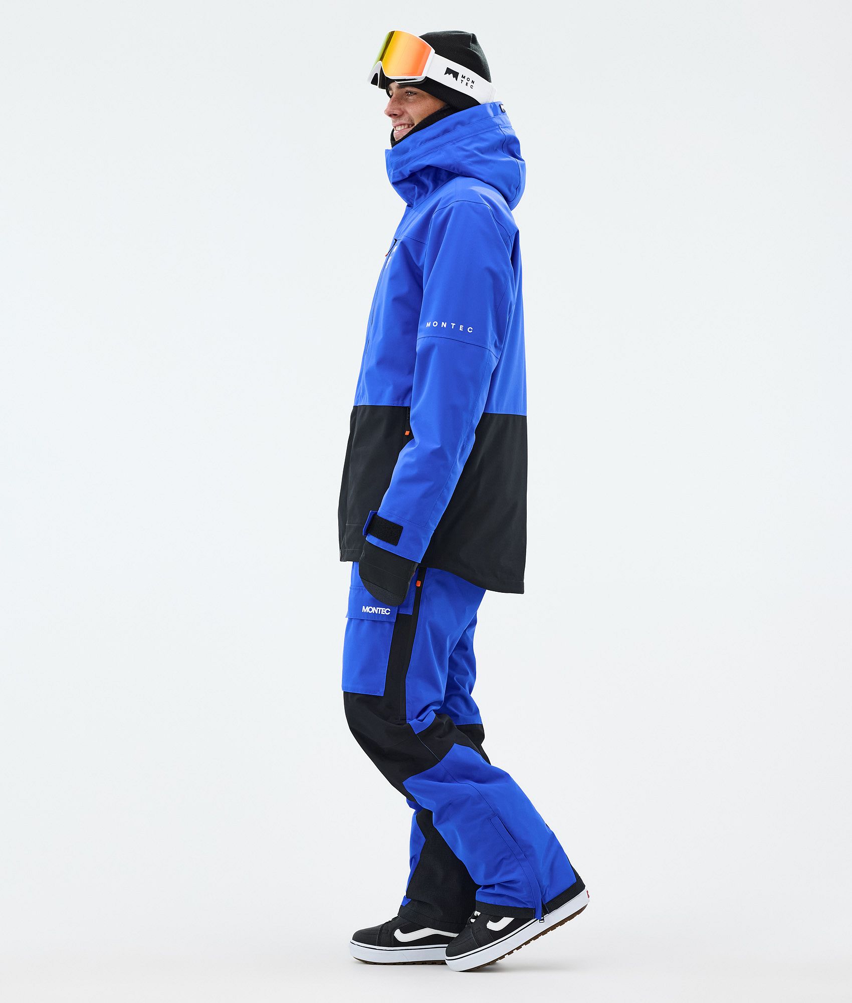 Montec Fawk Snowboard Jacket Men Cobalt Blue/Black | Montecwear.com