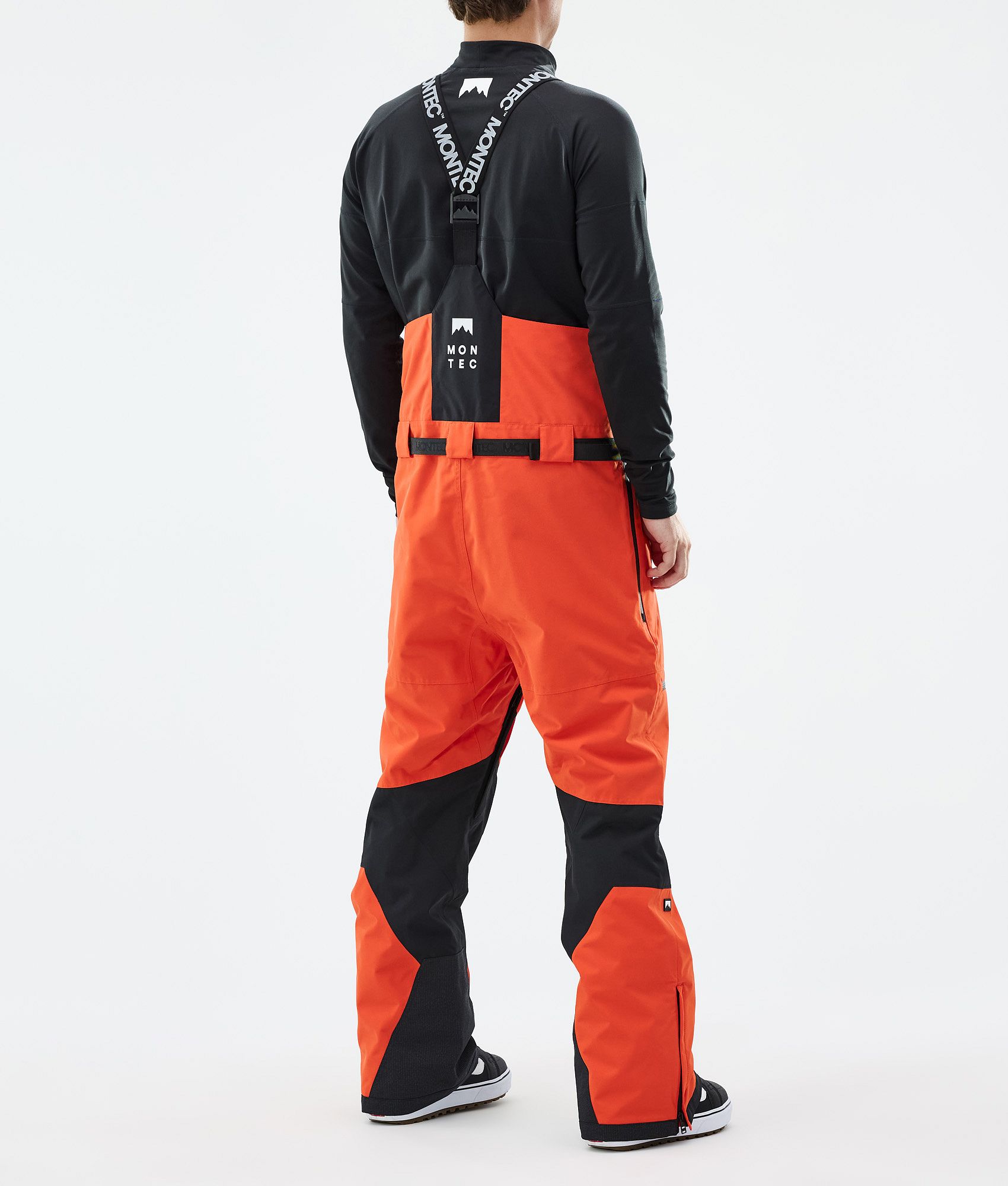 Montec Arch Snowboard Pants Men Orange/Black | Montecwear.com