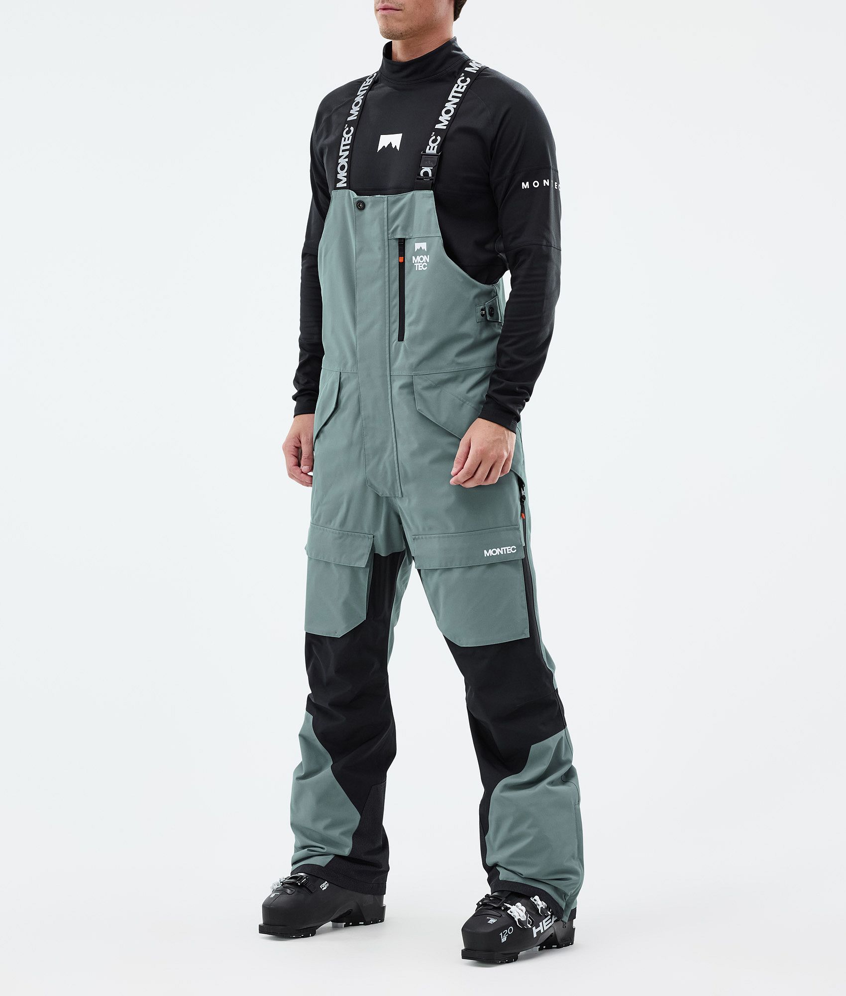 Montec Fawk Ski Pants Men Metal Blue/Black | Montecwear.com