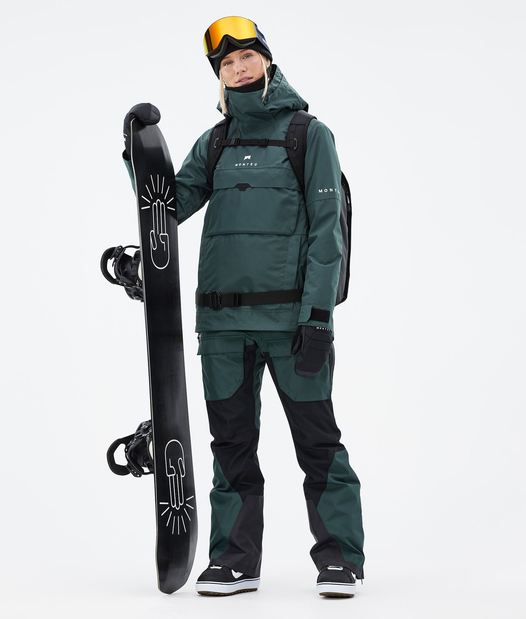 Montec Dune W/Fawk W Snowboard Outfit Women Dark Atlantic/Black