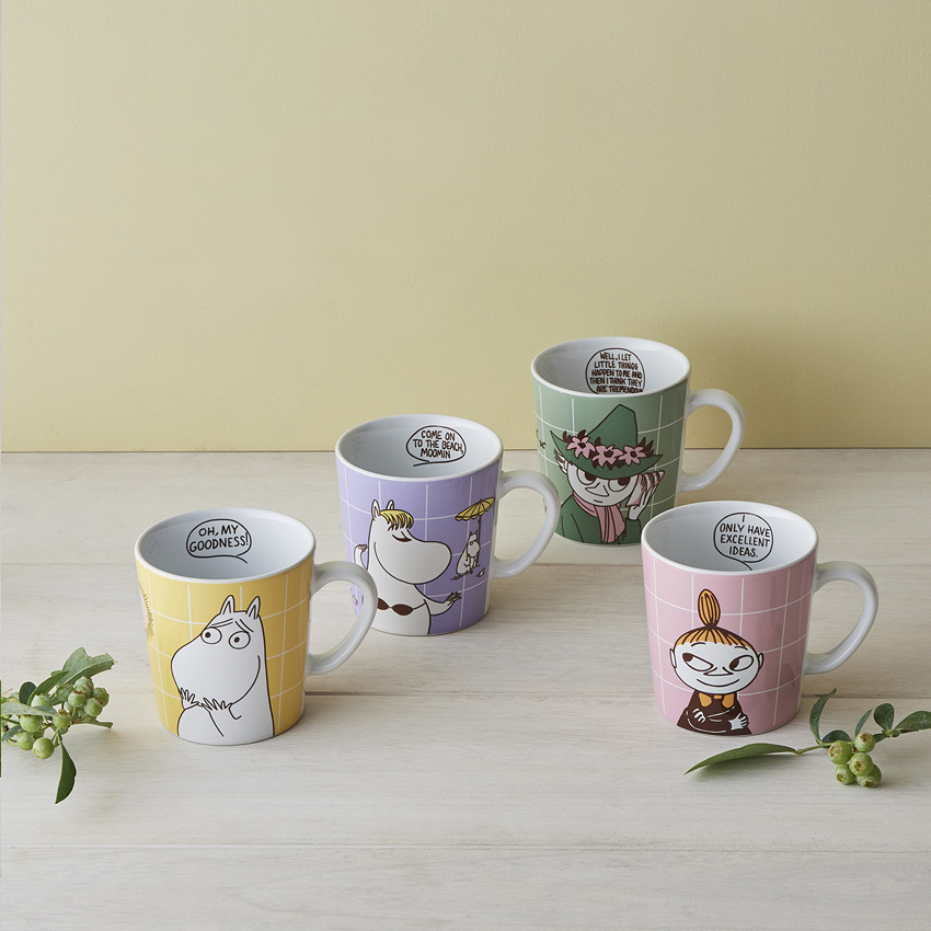 ムーミン POP マグ 0.3L リトルミイ(チェック) | ムーミン アラビア