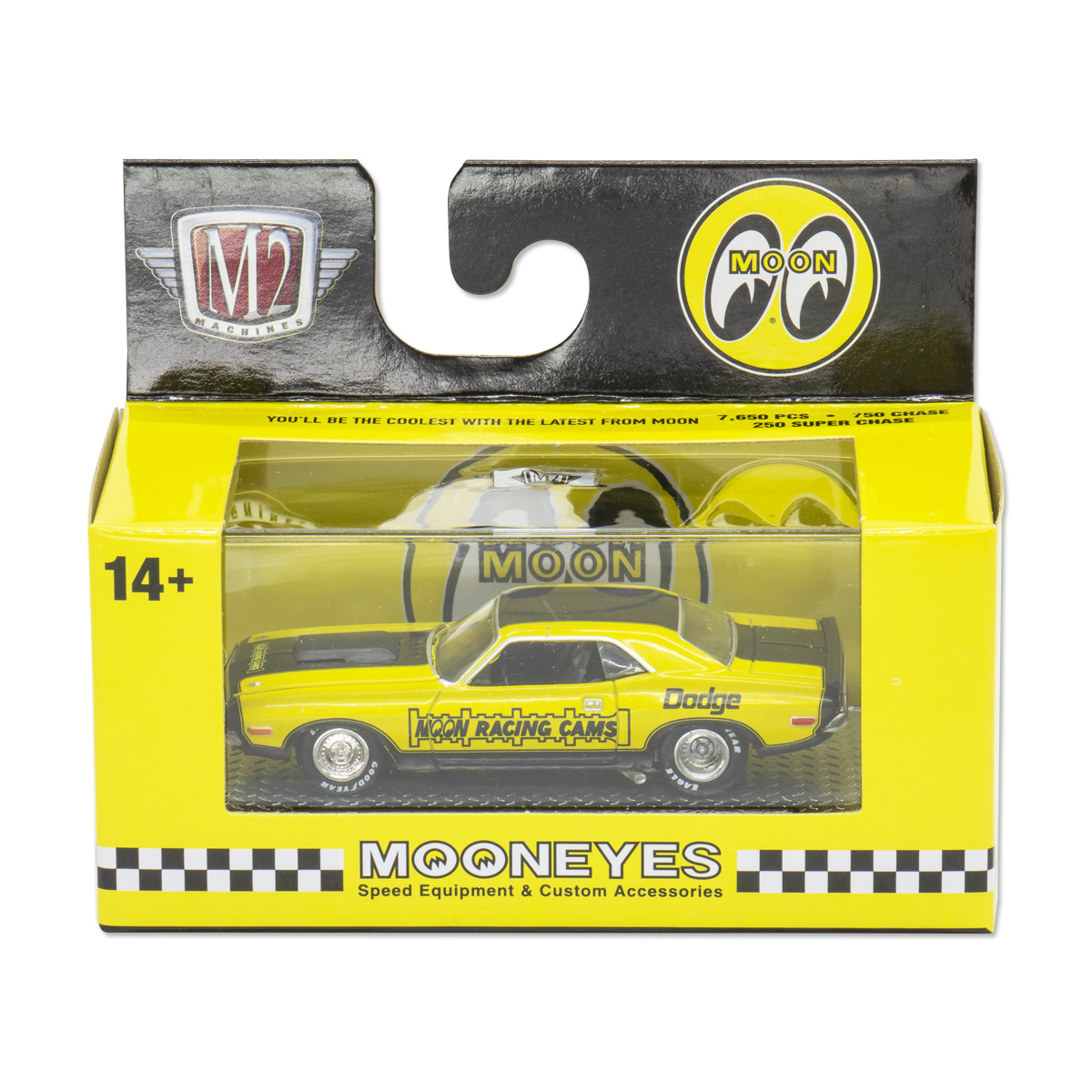 1/64 M2 Machines x MOONEYES 1970 Dodge Challenger T/A