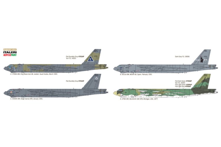 1:72 Italeri 1378 B-52G Stratofortress for sale! | Most-Models.com
