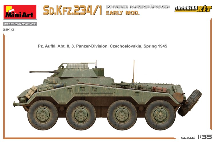 MiniArt 35410: Sd.Kfz.234/1 Armored Car - Early Production Model