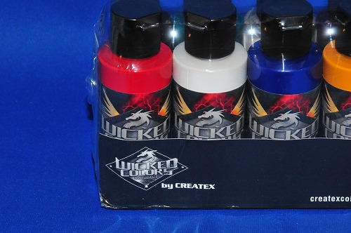 CREATEX ウイックドカラー 水性アクリルカラーエアーブラシ塗料