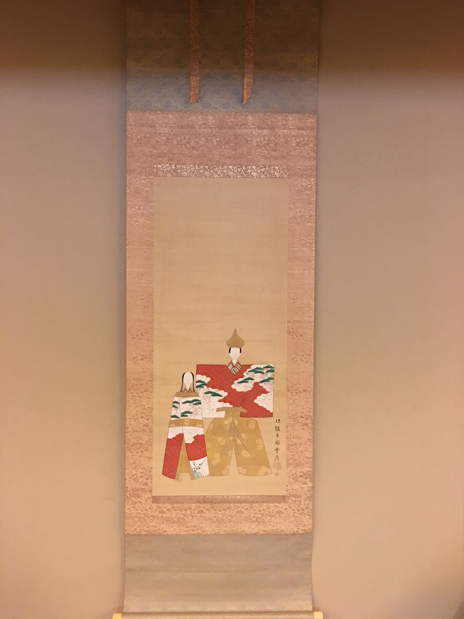 月岡雪鼎 立雛図｜古美術・掛け軸の販売・買取・鑑定-松本松栄堂