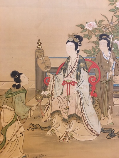 狩野雪信 唐美人図｜古美術・掛け軸の販売・買取・鑑定-松本松栄堂