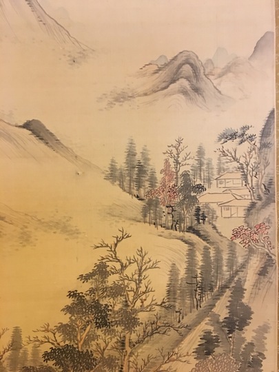 高久靄厓 浅綘山水図｜古美術・掛け軸の販売・買取・鑑定-松本松栄堂