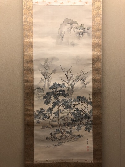 岸連山 蓬莱之図｜古美術・掛け軸の販売・買取・鑑定-松本松栄堂