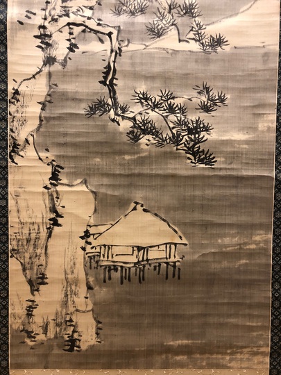 日根対山 雪景山水図｜古美術・掛け軸の販売・買取・鑑定-松本松栄堂