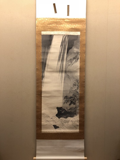 円山応挙 瀑布図｜古美術・掛け軸の販売・買取・鑑定-松本松栄堂