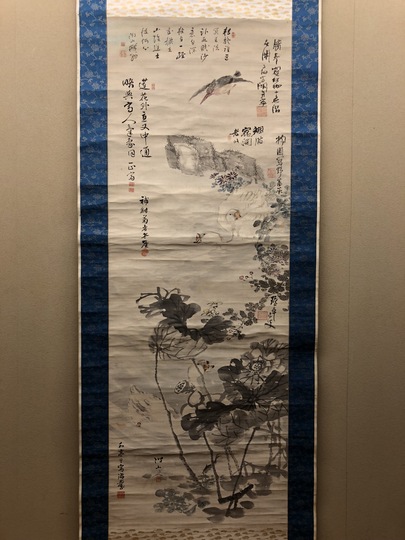 奥原晴湖 諸大家寄合描き｜古美術・掛け軸の販売・買取・鑑定-松本松栄堂
