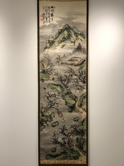 富岡鉄斎 梅花山水図｜古美術・掛け軸の販売・買取・鑑定-松本松栄堂