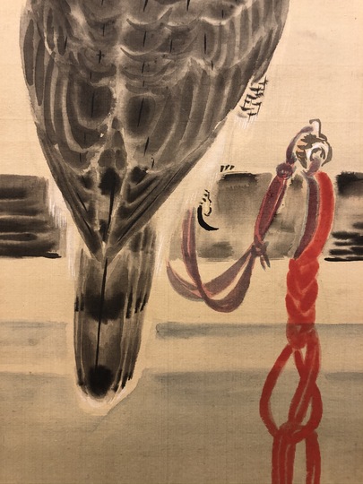 狩野伊川院栄信 鷹図｜古美術・掛け軸の販売・買取・鑑定-松本松栄堂