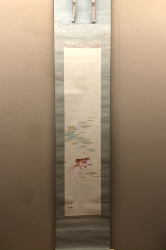 山口華楊 牡丹｜古美術・掛け軸の販売・買取・鑑定-松本松栄堂