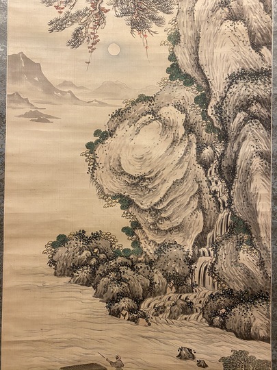 福田半香 秋景山水図｜古美術・掛け軸の販売・買取・鑑定-松本松栄堂