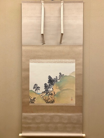 川合玉堂 凪｜古美術・掛け軸の販売・買取・鑑定-松本松栄堂