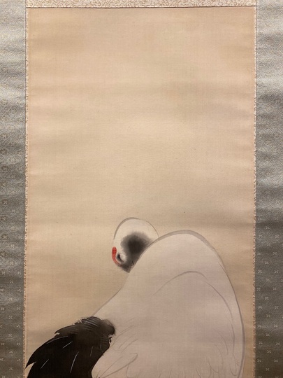 西山翠嶂 鶴｜古美術・掛け軸の販売・買取・鑑定-松本松栄堂