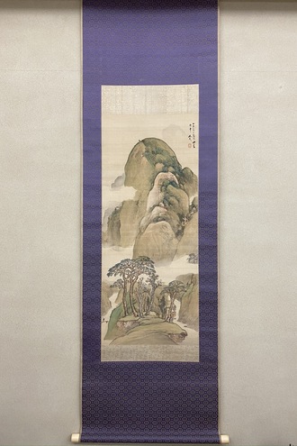 谷文晁 梅潜寿老人図｜古美術・掛け軸の販売・買取・鑑定-松本松栄堂