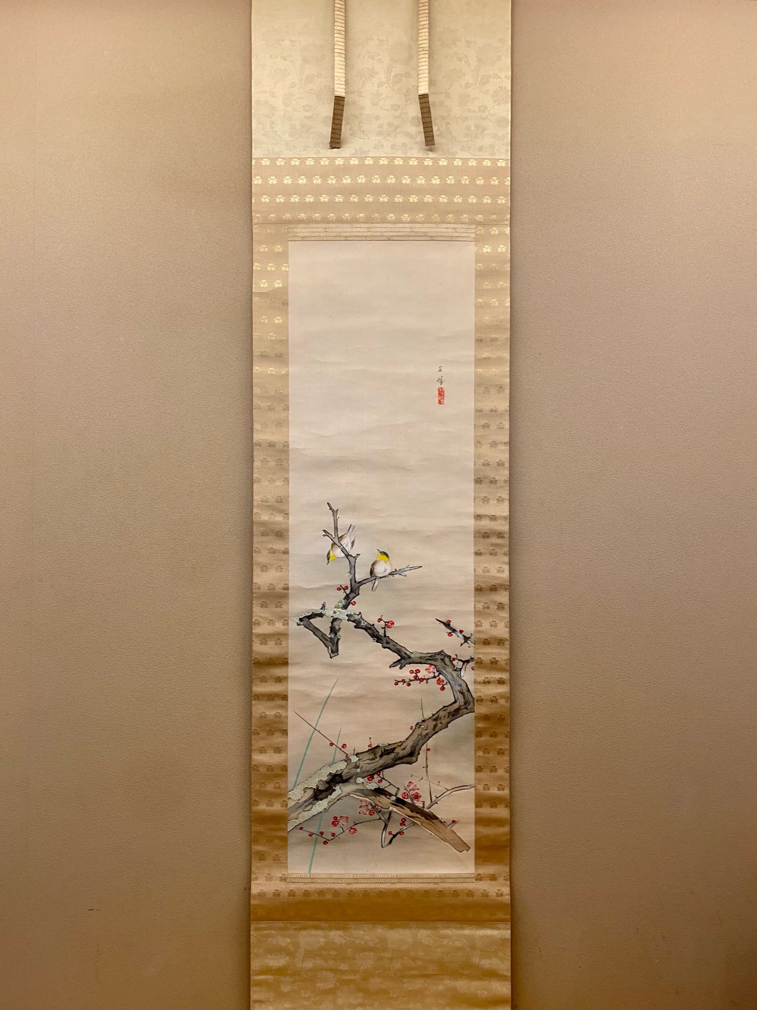 西山翠嶂 浅春｜古美術・掛け軸の販売・買取・鑑定-松本松栄堂