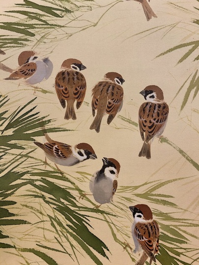 田中一村 竹雀図｜古美術・掛け軸の販売・買取・鑑定-松本松栄堂