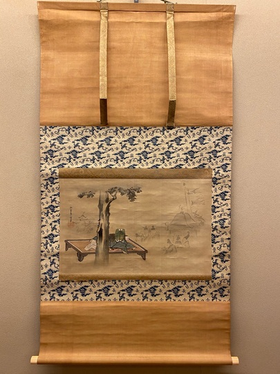 英一蝶 蘆生夢中之図｜古美術・掛け軸の販売・買取・鑑定-松本松栄堂