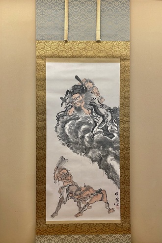 河鍋暁斎の取扱い作品｜古美術・掛け軸の販売・買取・鑑定-松本松栄堂