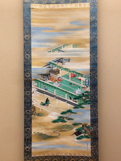 狩野晴川院養信 源氏物語｜古美術・掛け軸の販売・買取・鑑定-松本松栄堂