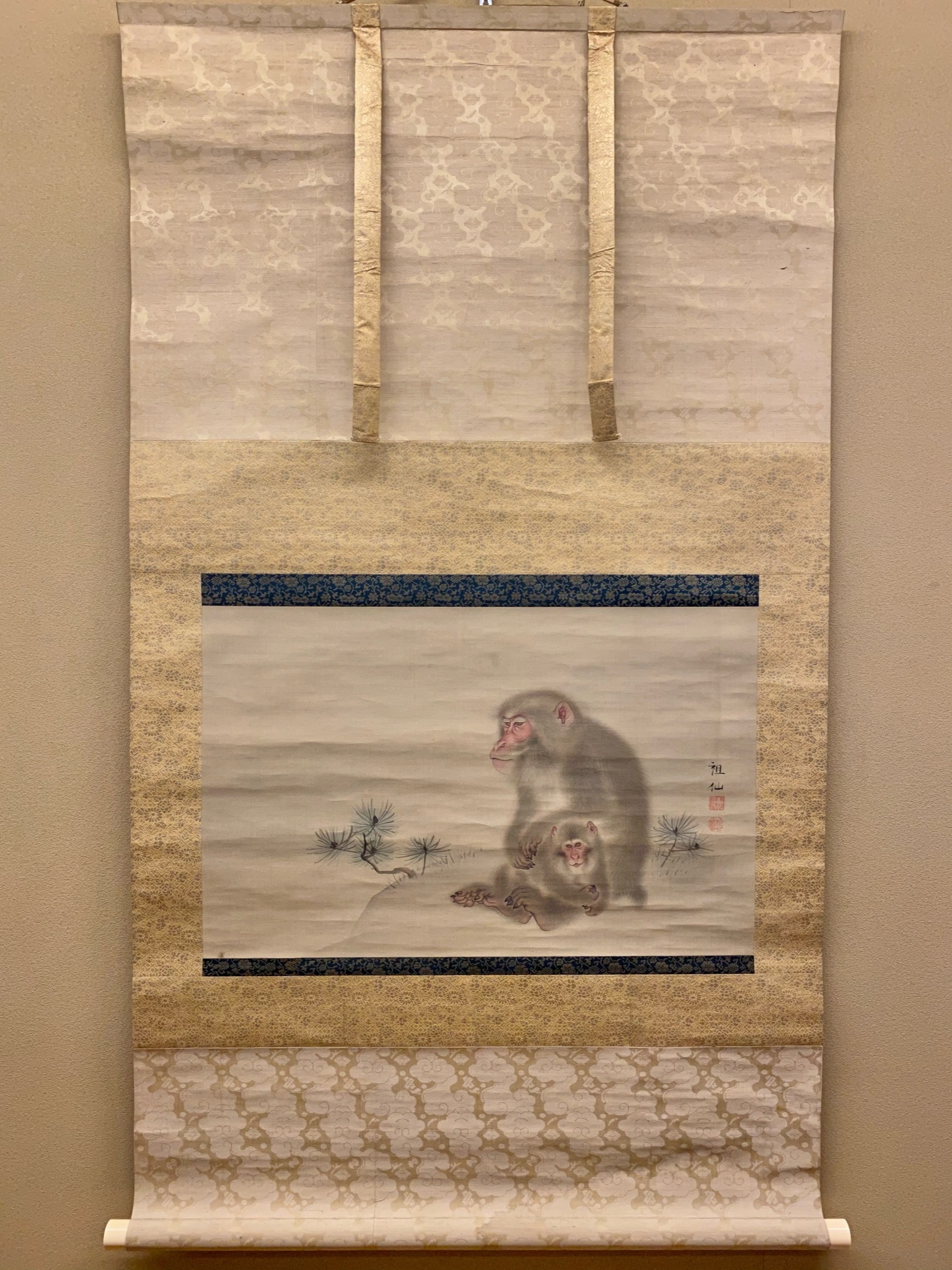 森祖仙 猿候図｜古美術・掛け軸の販売・買取・鑑定-松本松栄堂