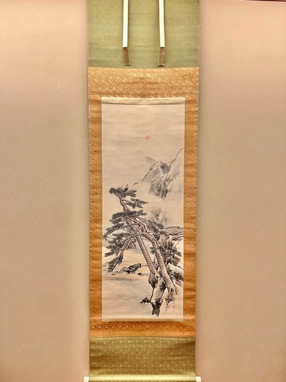 松村景文 蓬莱山之図｜古美術・掛け軸の販売・買取・鑑定-松本松栄堂