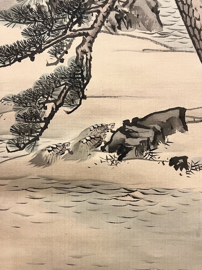 松村景文 蓬莱山之図｜古美術・掛け軸の販売・買取・鑑定-松本松栄堂