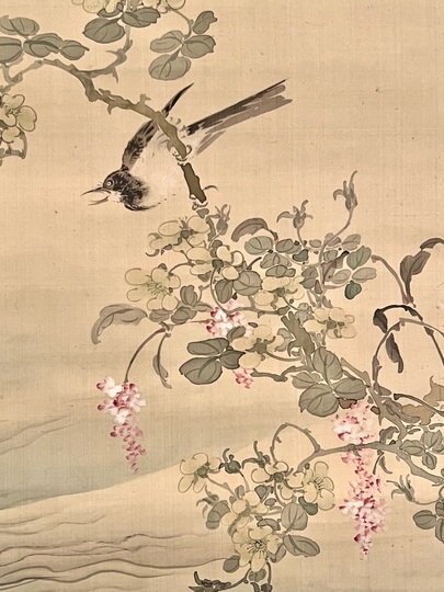 岡本秋暉 四季花鳥図｜古美術・掛け軸の販売・買取・鑑定-松本松栄堂