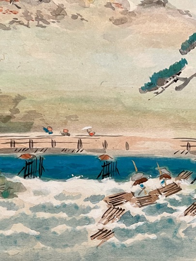 池田遙邨 嵐山清秋｜古美術・掛け軸の販売・買取・鑑定-松本松栄堂