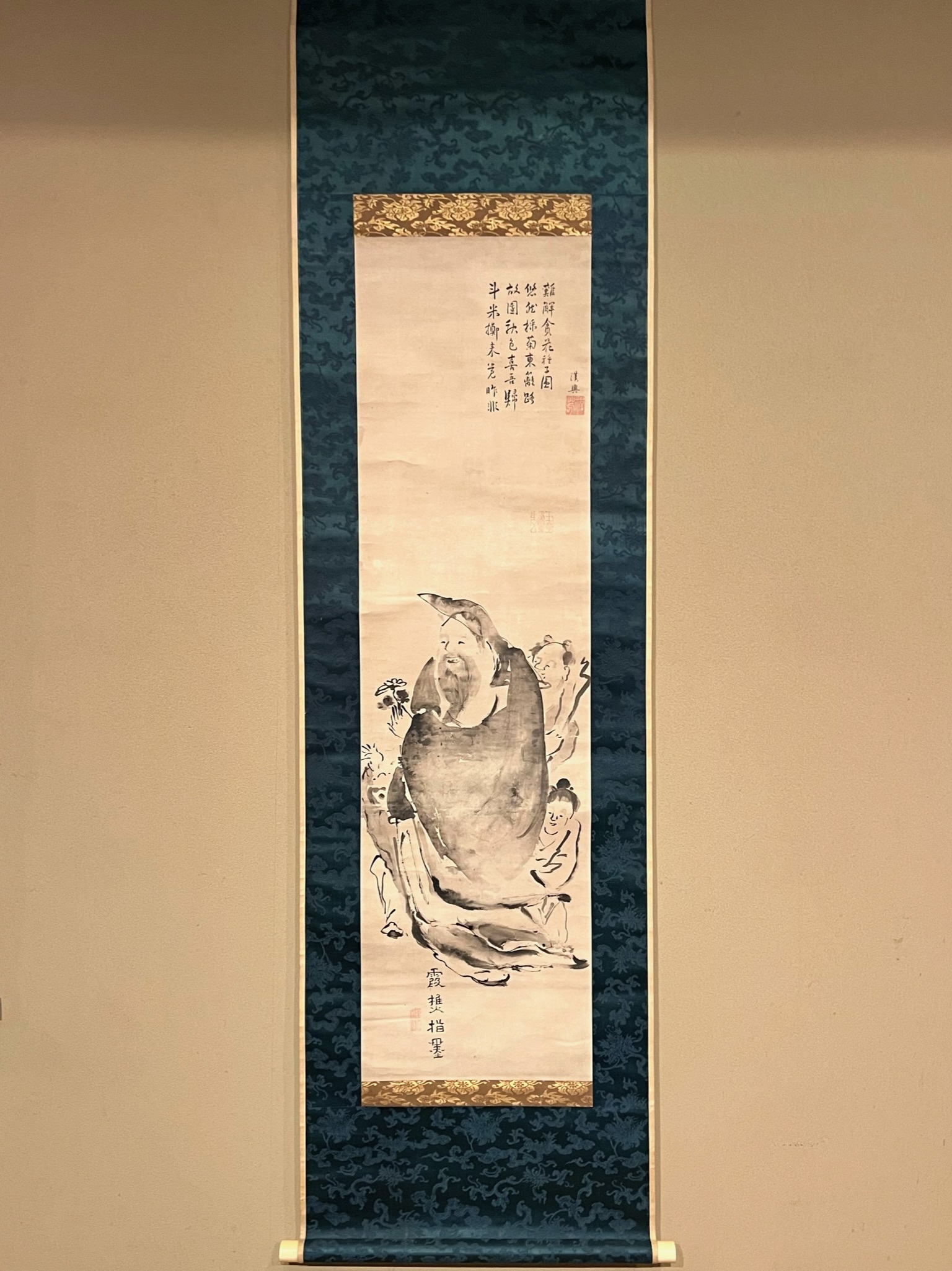 池大雅 陶淵明図｜古美術・掛け軸の販売・買取・鑑定-松本松栄堂