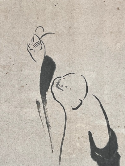 白隠慧鶴 布袋図｜古美術・掛け軸の販売・買取・鑑定-松本松栄堂