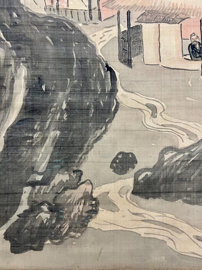 与謝蕪村 夏景山水図｜古美術・掛け軸の販売・買取・鑑定-松本松栄堂