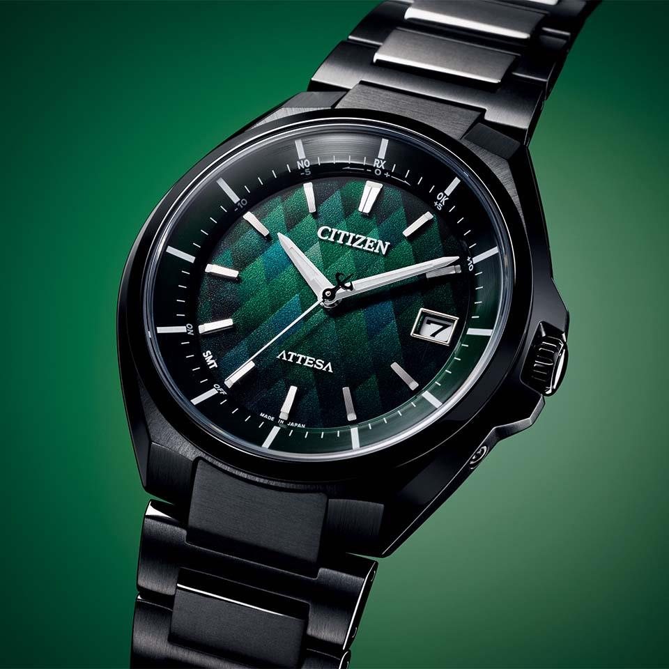 LIGHT in BLACK」その4 アテッサのもう1本はシンプルな3針モデル