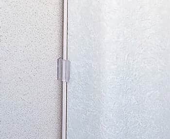 フレーム固定金具 やまなみ ニチベイ｜アコーディオンカーテン