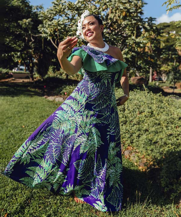 マウナロア【Maunaloa】|フラダンス衣装の専門店|ワンショルダードレス