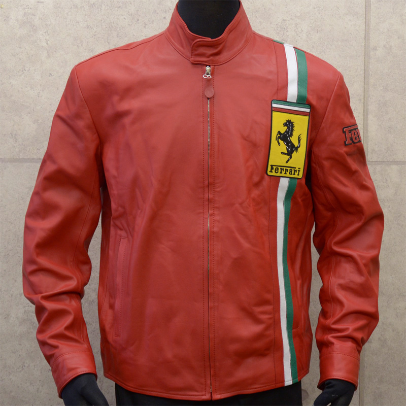 フェラーリ レザー・ジャケット | 革ジャンのマックス・ケイディ