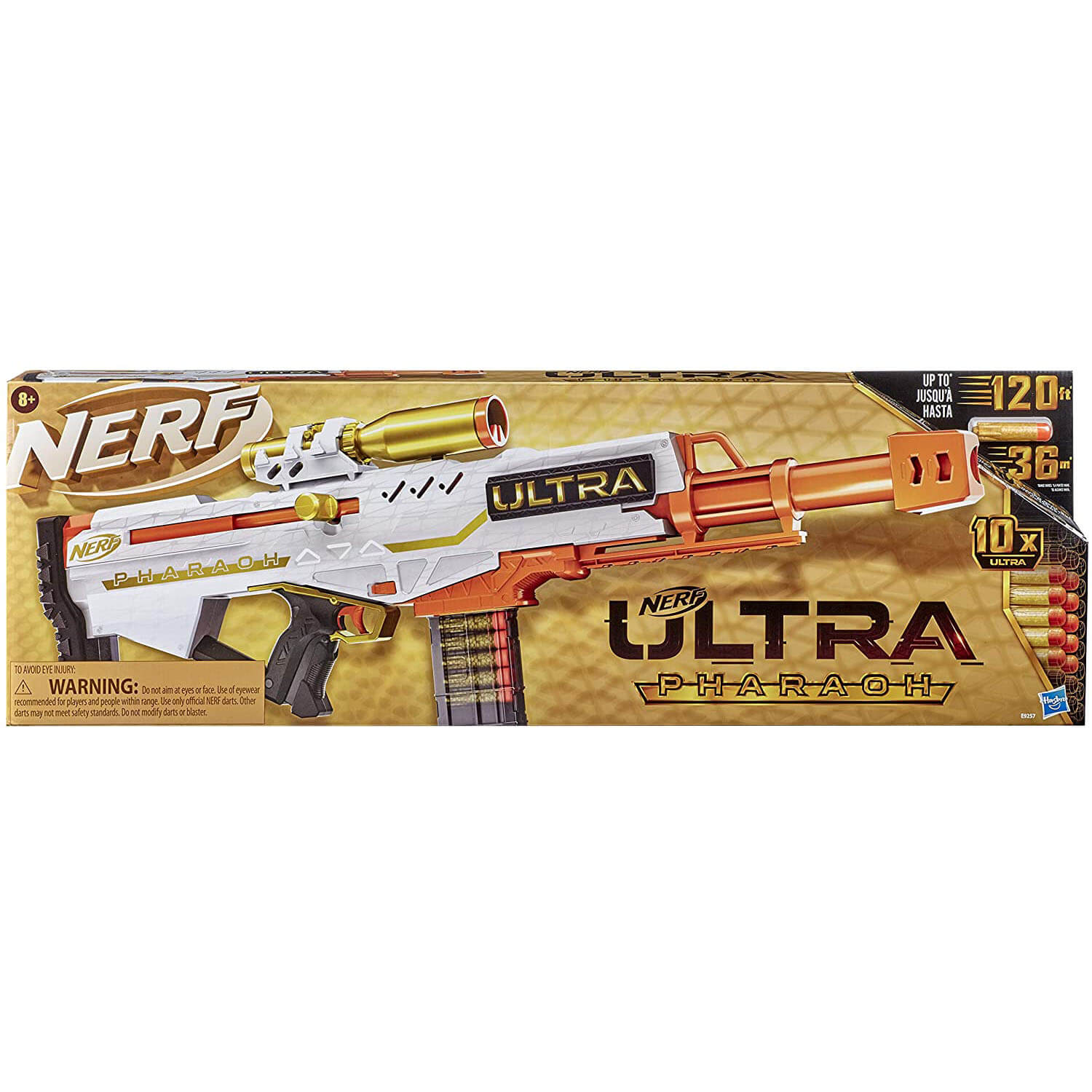 NERF Ultra Pharaoh Blaster with Gold Accents – Maziply Toys
