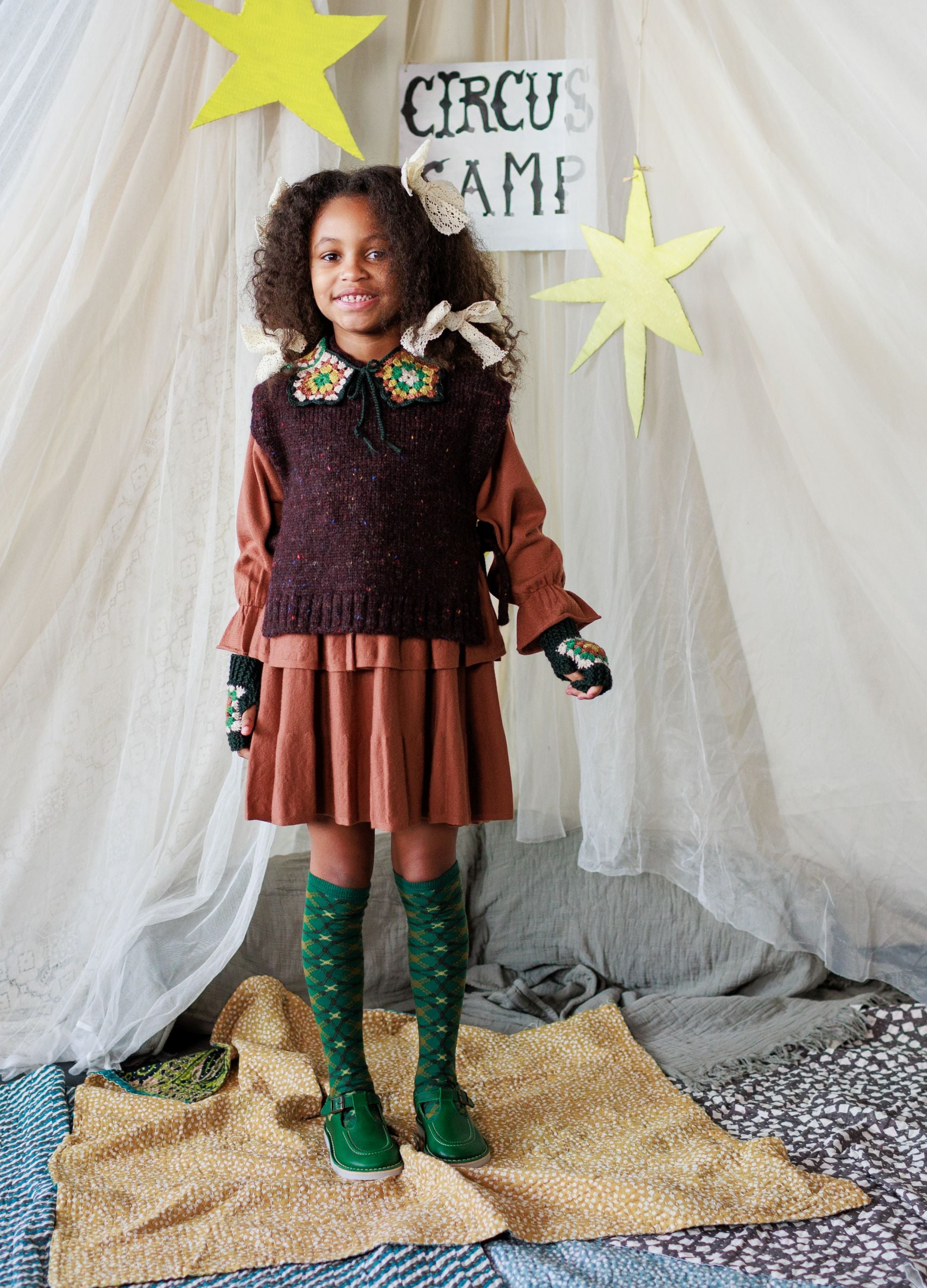 MABLI 小人ロンパース ボンネット セット MABLI MABLI マブリ ニット