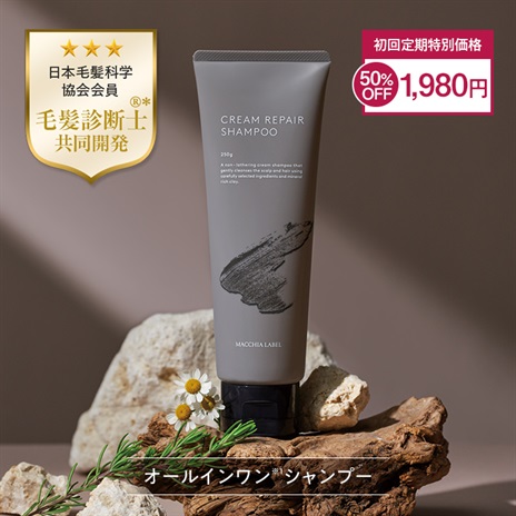 公式]オールインワンシャンプー クリームリペアシャンプー