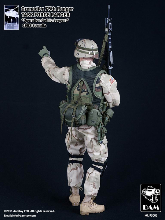 Grenadier -75th Ranger Task Force Ranger Somalia 93 Dam Toys