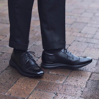 モデロ MODELLO ストレートチップドレスカジュアルレザースニーカー