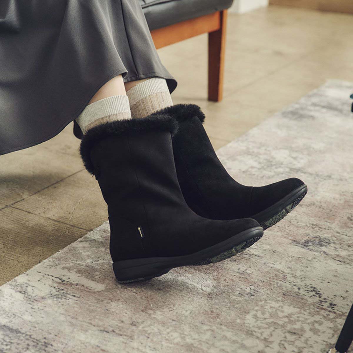 GORE-TEX】 マドラスウォーク madras Walk 4E ボア付きミドルブーツ